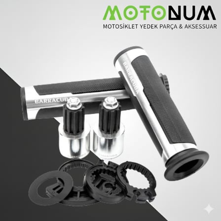 Sym Nhx 236 Barracuda Elcik Takımı-Silikonlu-Gri-EL08601