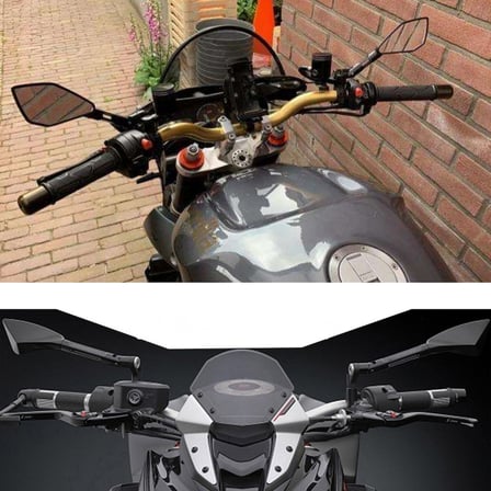 Csn Moto Snake 125 X Modifiye Ayna-Yeşil Renk-A23016