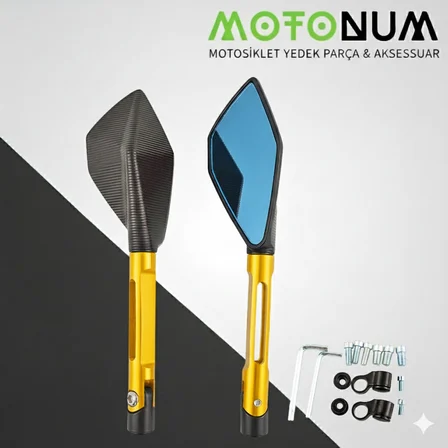 Kanuni Resa 125 Modifiye Ayna-Sarı Renk-A32957