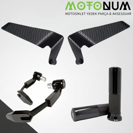 Apachi Myra Modifiye Seti-Siyah-Karbon Naked-Md07202