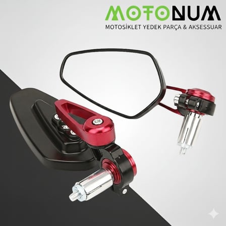Kymco Xtown 250 CNC Gidon Ayna-Kırmızı Detaylı-Ma01056