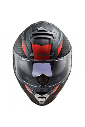 Motopars Storm 2 Racer Mat Tıtanıum-turuncu Kask