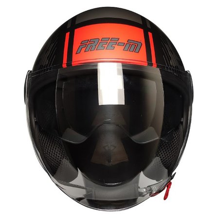 FR612 Univer Motosiklet Kaskı Güneş Vizörlü Yarım Açık Motorcu Kask