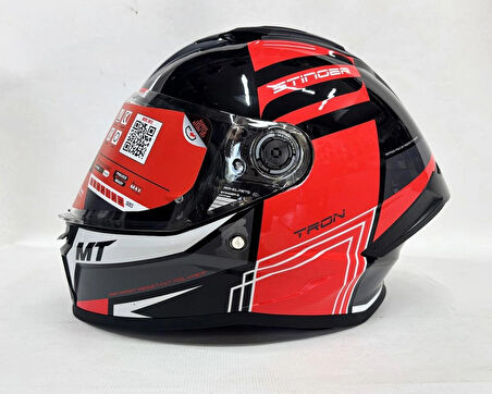 MT Stinger 2 Tron B15 Parlak Renk Şefaf Vizörlü V-28B S