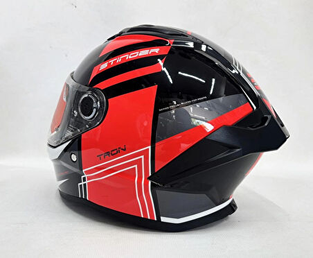 MT Stinger 2 Tron B15 Parlak Renk Şefaf Vizörlü V-28B S