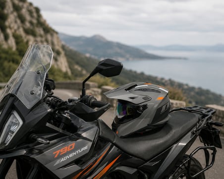 FR805 Natura Cross Motosiklet Kaskı Güneş Vizörlü Enduro Full Face Kask