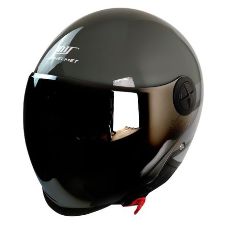 FX101 Nardo Silver Motosiklet Kaskı Yarım Açık Motorcu Kask