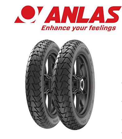 3.50-10 51J 90/90-12 44J  Lastik Takımı Anlas Sc 360 All Grip