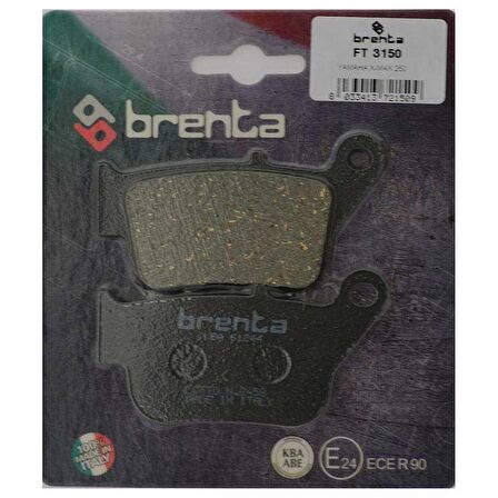 Yamaha X-Max 250 Arka Fren Balata 2014-2017 Abs OLMAYAN Modeller için