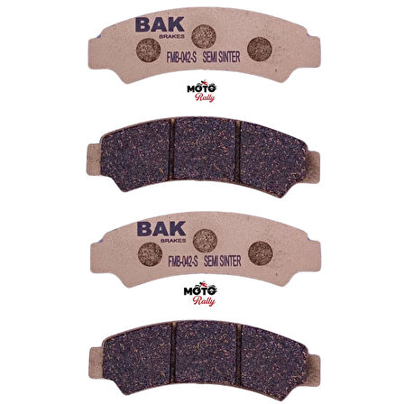 Segway Atv Utv Ön Fren Balata Takımı Yarı Sinter 2750