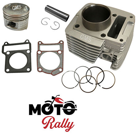 Kuba 139-AR 150-A Arora Salcano Ybr Modeli Silindir Seti 57 mm 15 Perno 78 Boy 2866