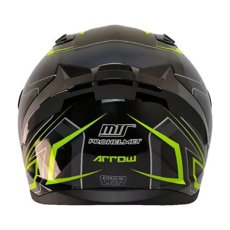 M801 Snake Arrow Motosiklet Kaskı Spoiler Mod Güneş Vizörlü Full Face Kask