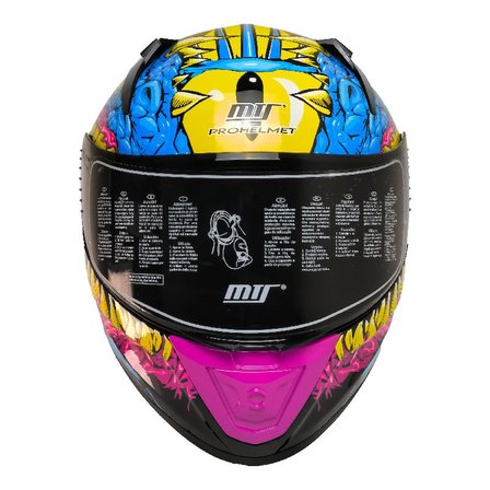 M801 Snake Gangju Motosiklet Kaskı Spoiler Mod Güneş Vizörlü Full Face Kask