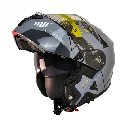 M966 V2 WX10 Motosiklet Kaskı Güneş Vizörlü Çene Açılır Motorcu Kask