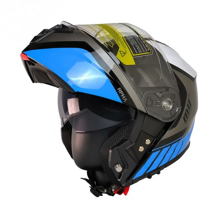 M966 V2 WX91 Motosiklet Kaskı Güneş Vizörlü Çene Açılır Motorcu Kask