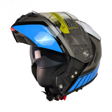 M966 V2 WX91 Motosiklet Kaskı Güneş Vizörlü Çene Açılır Motorcu Kask
