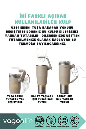 Çift Duvarlı Tumbler Pipetli Ice-Cream Unicorn Pipetli Milkshake Bardağı - 450 Ml.