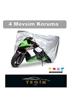 Piaggio Bv 250 Arka Çanta Uyumlu Motor Branda Örtü Gümüş Prestij Serisi