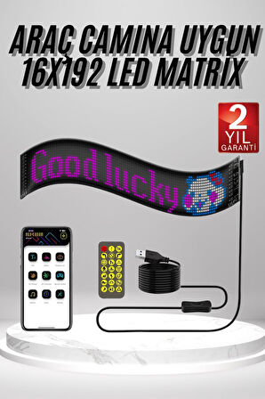 Cama Yapışan 16x192 Matrik LED Panel