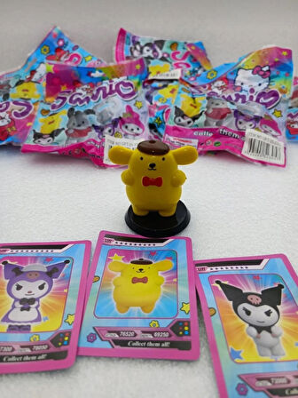 sanrio kawaii sürpriz figür ve kartları sevimli hediyelik sürpriz figürler masa üstü a kalite 1adet