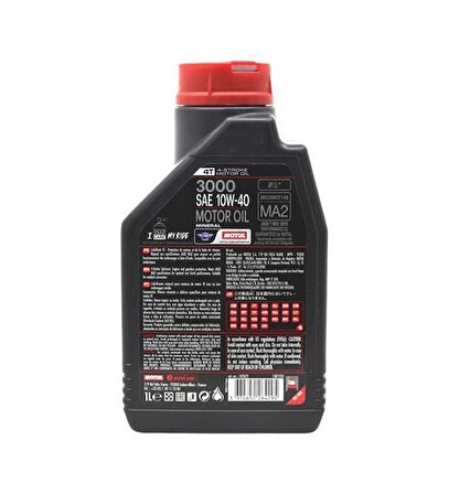 Motul 3000 Motor Yağı 10w 40 1 Litre