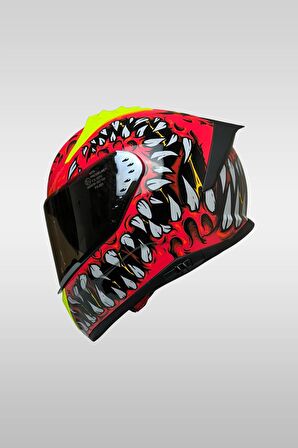 MTS M-801 Motosiklet Kaskı Demon