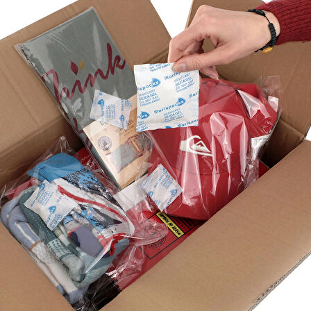 Marispacks 25 G X 25 Adet Silikajel Nem Alıcı Paket (nonwoven, Metalize Doypack Ambalajda)