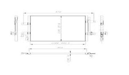 Motortec TMP0398 Klima Radyatörü (Kondanser) Albea 1.3 Multijet 02- 51722816