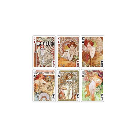 Mucha Princess Hyacinth Silver Edition Oyun Kağıdı Limited Edition Koleksiyonluk iskambil Kartları D