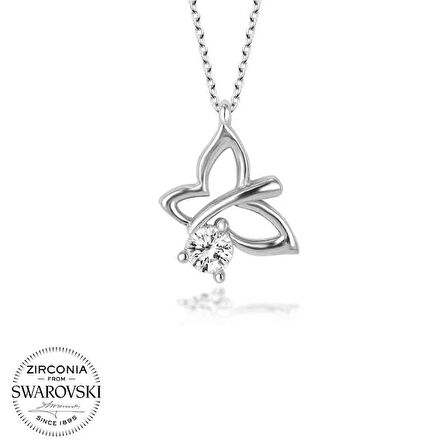 MuI MuI Swarovski Taşlı Gümüş Yusufcuk Bayan Kolye