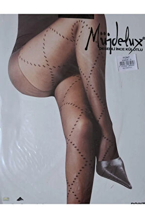 Müjde Lüx Point Desenli Külotlu Çorap