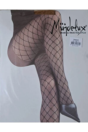 Müjde Lüx Tango Desenli Külotlu Çorap