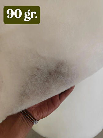 Vatka Elyaf 90gr./m² (En:100cm/Boy:200cm)- Sarma Elyaf - Yorgan Elyafı - Mont Elyafı