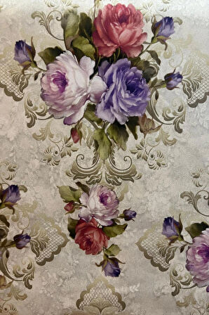 DÖŞEMELİK KOLTUK KUMAŞI-YIKANABİLİR KUMAŞ-DİJİTAL BASKILI-ÇİÇEK DESENLİ