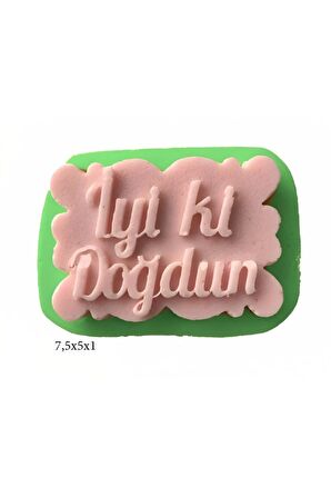 Silikon Şeker Hamuru Sabun Ve Mum Kalıbı