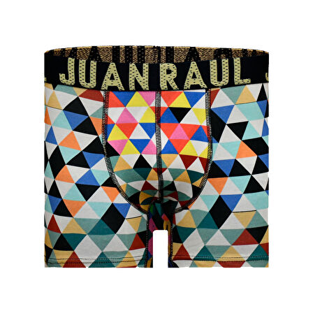 Munivy Juan Raul Origami Üçgen Desenli Renkli Rahat Erkek Boxer