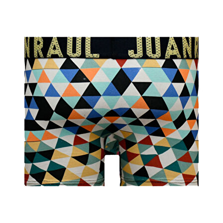 Munivy Juan Raul Origami Üçgen Desenli Renkli Rahat Erkek Boxer
