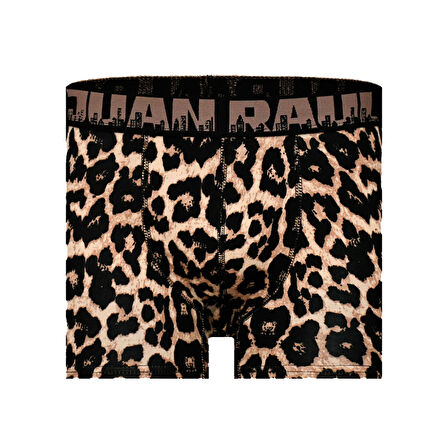 Munivy Juan Raul Leopar Desenli Renkli Rahat Erkek Boxer
