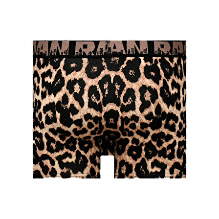 Munivy Juan Raul Leopar Desenli Renkli Rahat Erkek Boxer