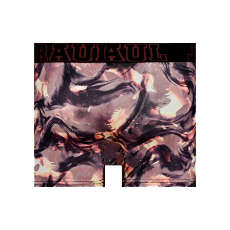 Munivy Juan Raul Unicorn Desenli Pembe Rahat Erkek Boxer