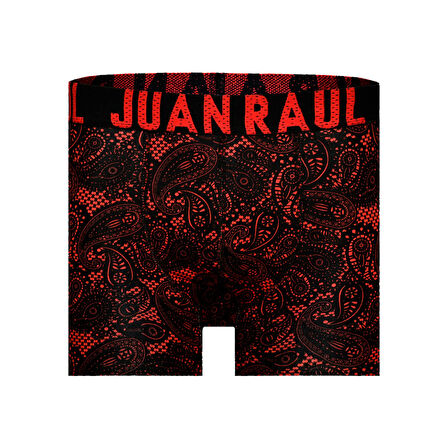 Munivy Juan Raul Etnik Motif Desenli Siyah Rahat Erkek Boxer