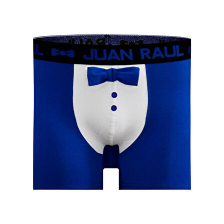 Munivy Juan Raul Papyon Desenli Mavi Rahat Erkek Boxer