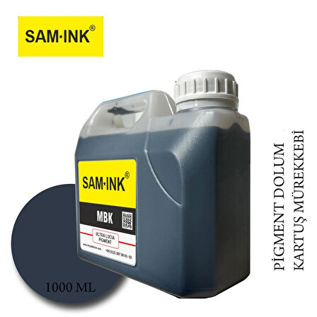 Feyink® Samink Canon Lucia TM-TX Serisi Plotter Pigment Kartuş Dolum Mürekkebi (Photo Black)1000ml
