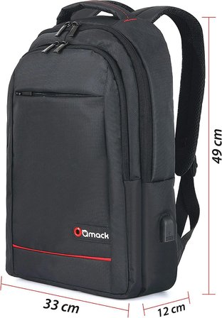 Mack MCC-006 15.6 inç Office Dizüstü Bilgisayar Sırt Çantası, Siyah