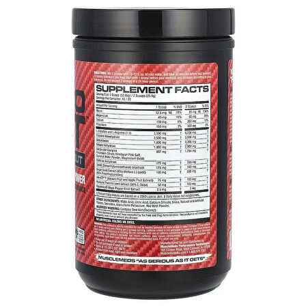 Musclemeds Nitro Lift  Preworkout