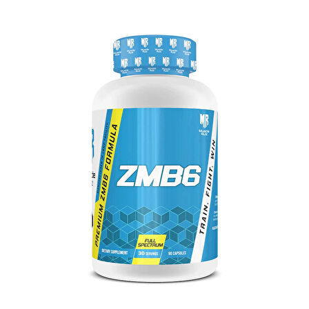 Muscle Rulz ZMAB6 + BORON + MAGNESİUM + ZİNC  (USA VERSION) 90 Caps