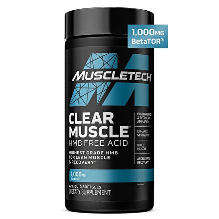 Muscletech, Clear Muscle, HMB Free Acid, 42