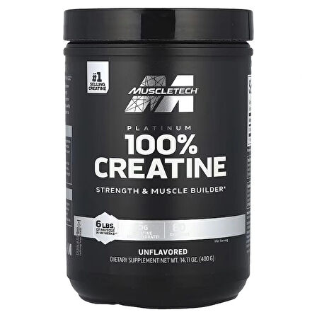 MuscleTech Platinum Creatine %100 Kreatin 400 Gram - 5 gram