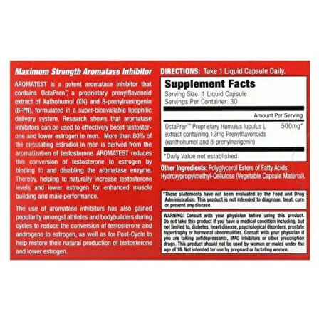 Musclemeds AROMATEST PCT 30 Kapsül