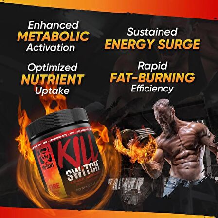 Mutant KILL SWITCH Thermogenic Fat Burner Yağ yakıcı